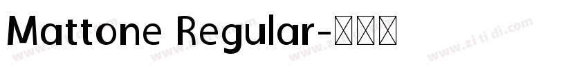 Mattone Regular字体转换